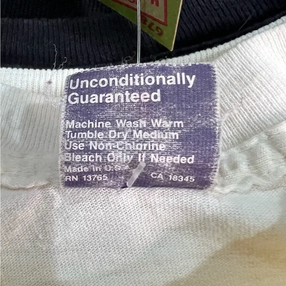 Vintage BVD Off White Plain Basic Classic Crewneck Tshirt - Picture 6 of 11